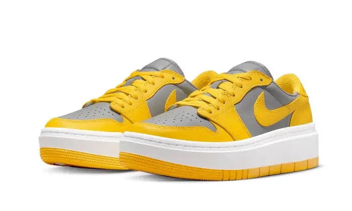 Unisex - basketball - schuhe - air jordan 1 - gelb/grau 2/3