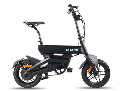 Unisex compacte elektrische fiets 14 inch 7.8 ah slider