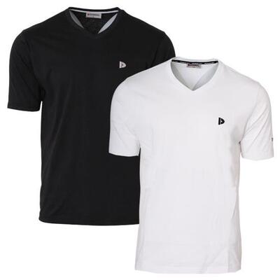 Heren t-shirt berno v-neck hals 100% katoen