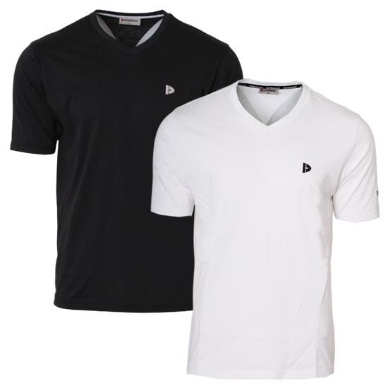 T-shirt homme Berno col V 100 % coton