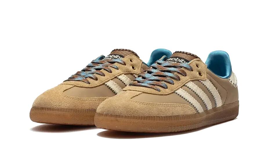 Adidas Samba Nylon Wales Bonner Desert White 2/6