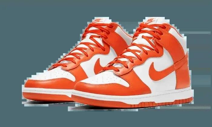Schoenen - Basketbal - Unisex - Dunk High Syracuse (2021) - Wit/oranje blaze 2/4