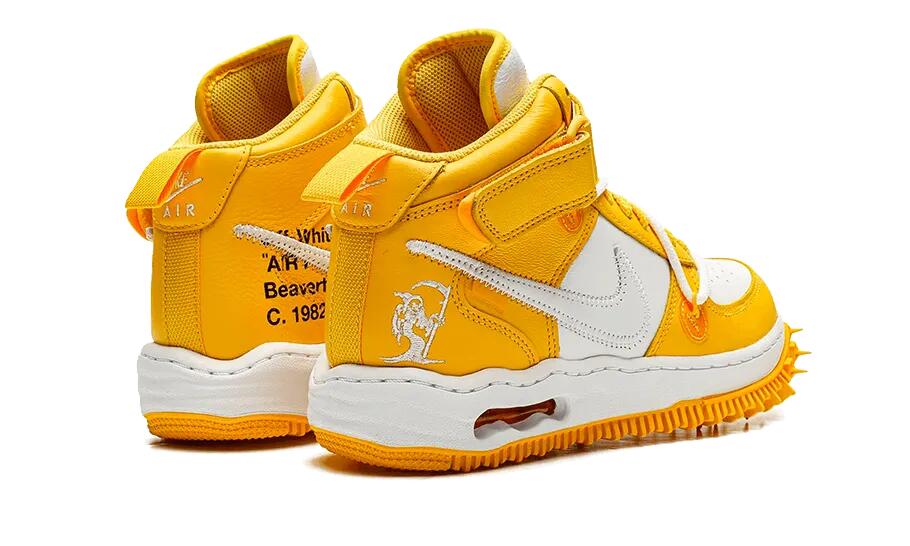 Air Force 1 Mid SP Off-White Varsity Maize - Taille : 49.5 EU 3/4