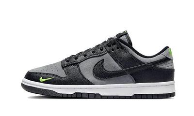 Schoenen - dunk low - laag model - cool grey/volt