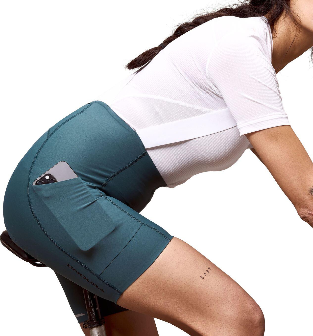 Pantaloncini con bretelle Endura Loop Blu Donna 5/5