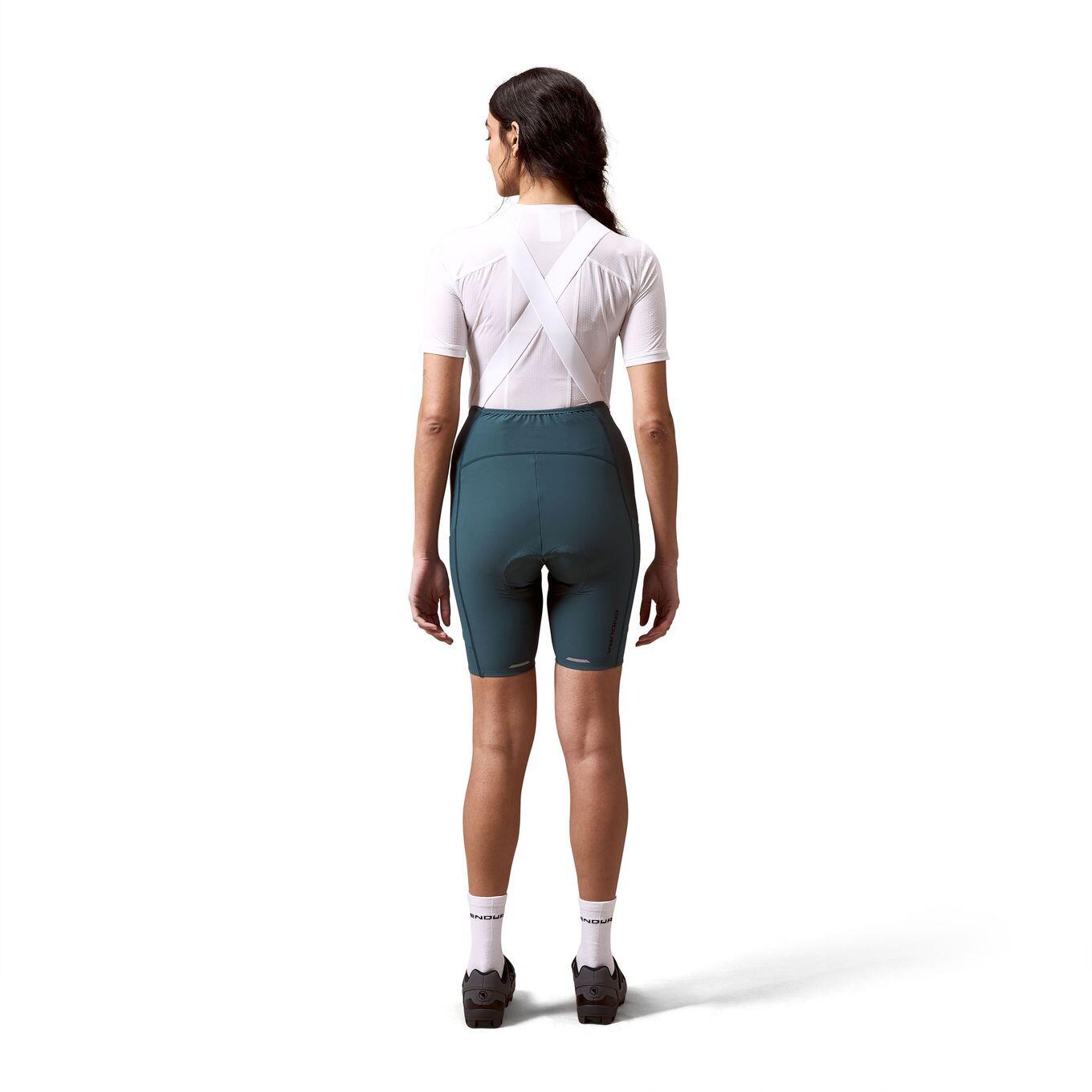Pantaloncini con bretelle Endura Loop Blu Donna 4/5
