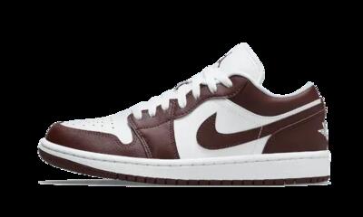 Schoenen - lifestyle - unisex - air jordan 1 low - laag - wit/team red