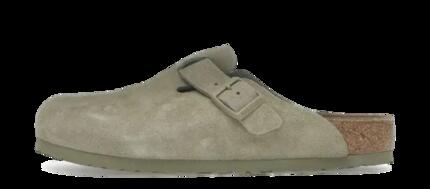 Chaussures - casual - unisexe - suède - boston suede - kaki délavé
