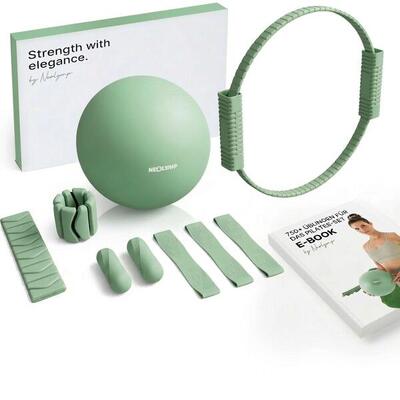 Set Pilates Home Studio con palla anello e pesi per allenamento completo