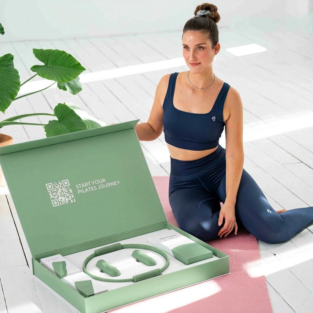 Pilates Home Studio Set – Komplettes Pilates Zubehör mit Ball, Ring & Gewichten 7/7
