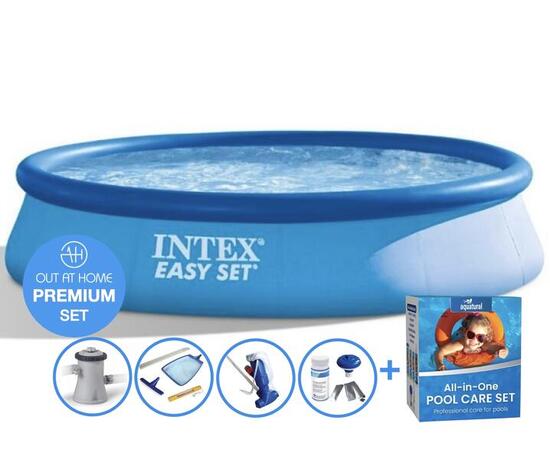 Ø 396 x 84 cm Intex Easy Set PREMIUM zwembad set - rond