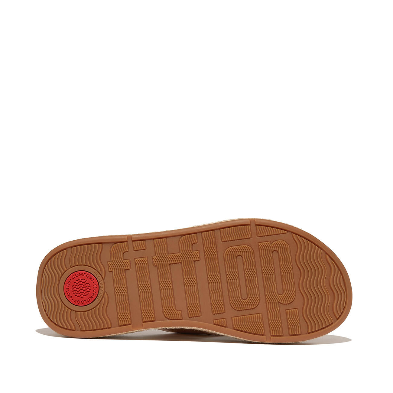 FitFlop F-Mode Espadrille Adj. Sandales à bride plate en cuir 4/7