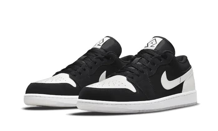 Air Jordan 1 Low Black White Diamond 2/3