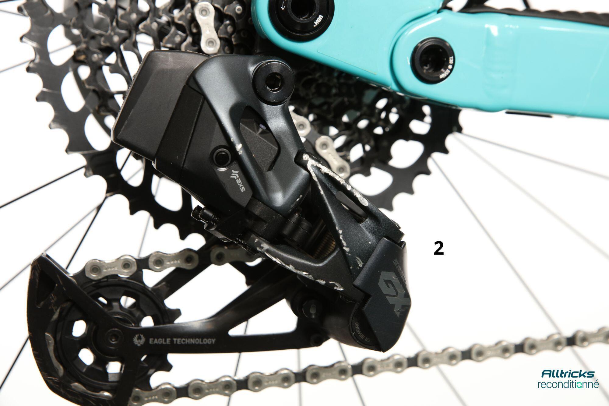 Reconditionné VTT Tout Suspendu Scott Genius ST 910 Sram GX AXS 12V T.M 1 - Bon 4/7