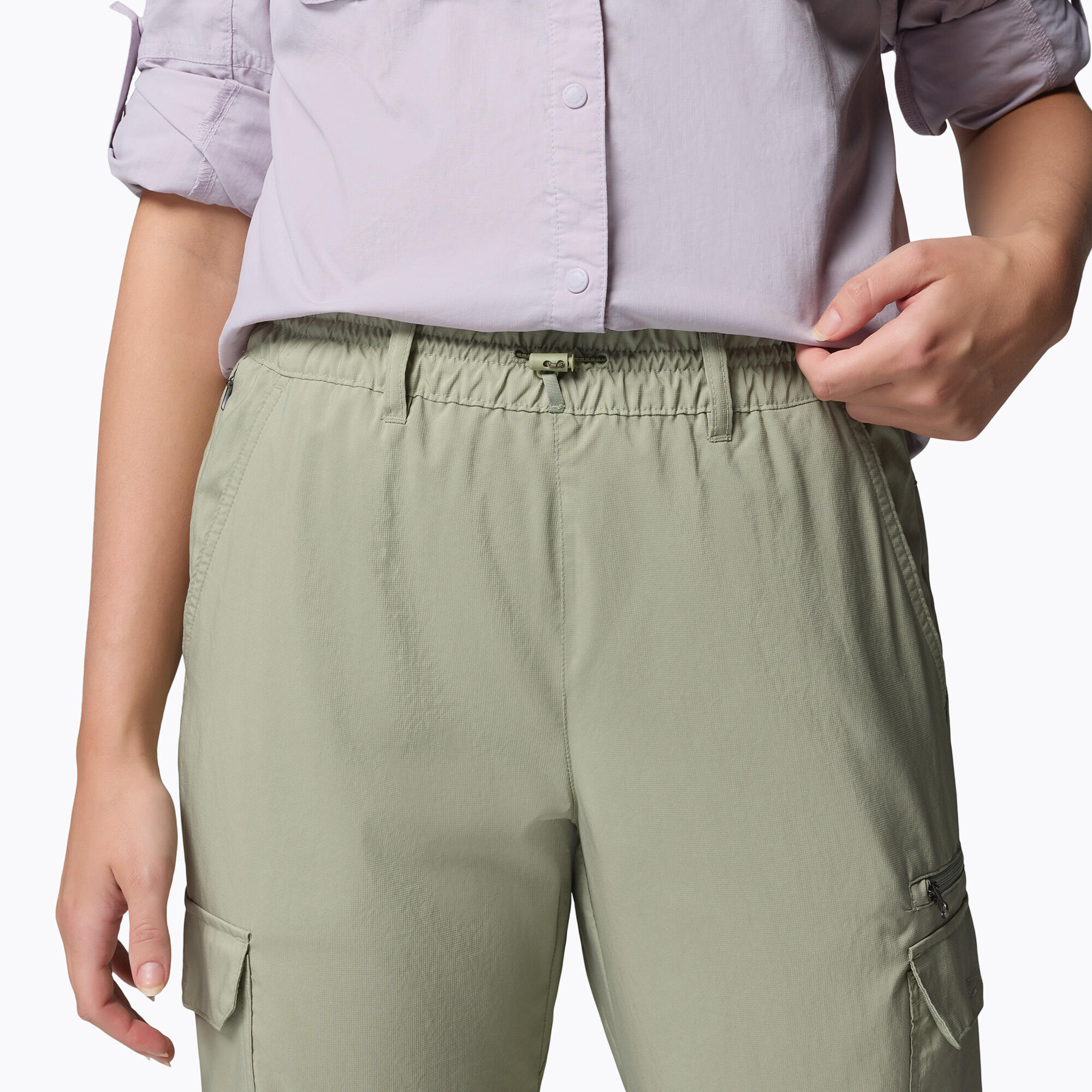 Spodnie trekkingowe damskie Columbia Skien Valley Cargo 5/7