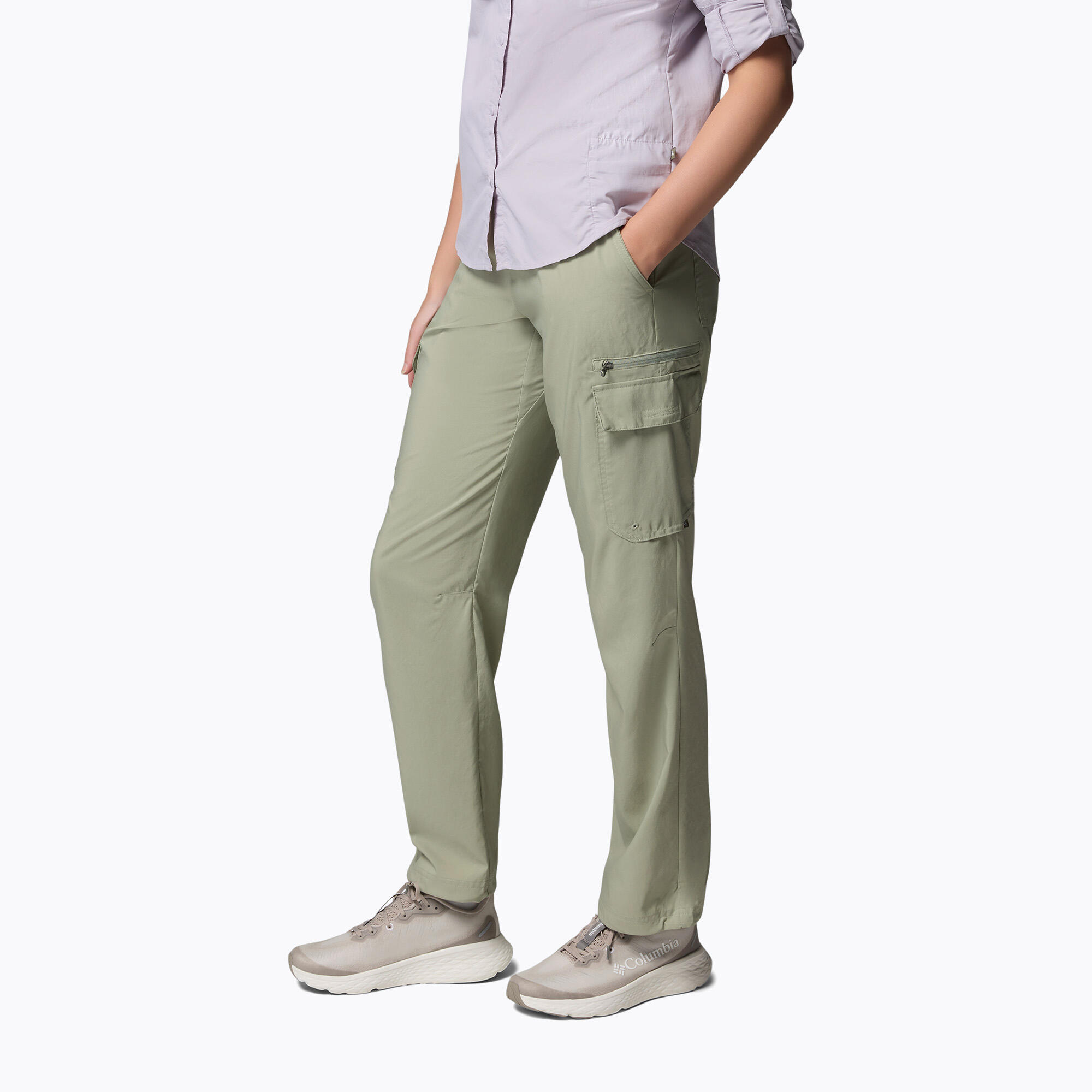 Spodnie trekkingowe damskie Columbia Skien Valley Cargo 4/7