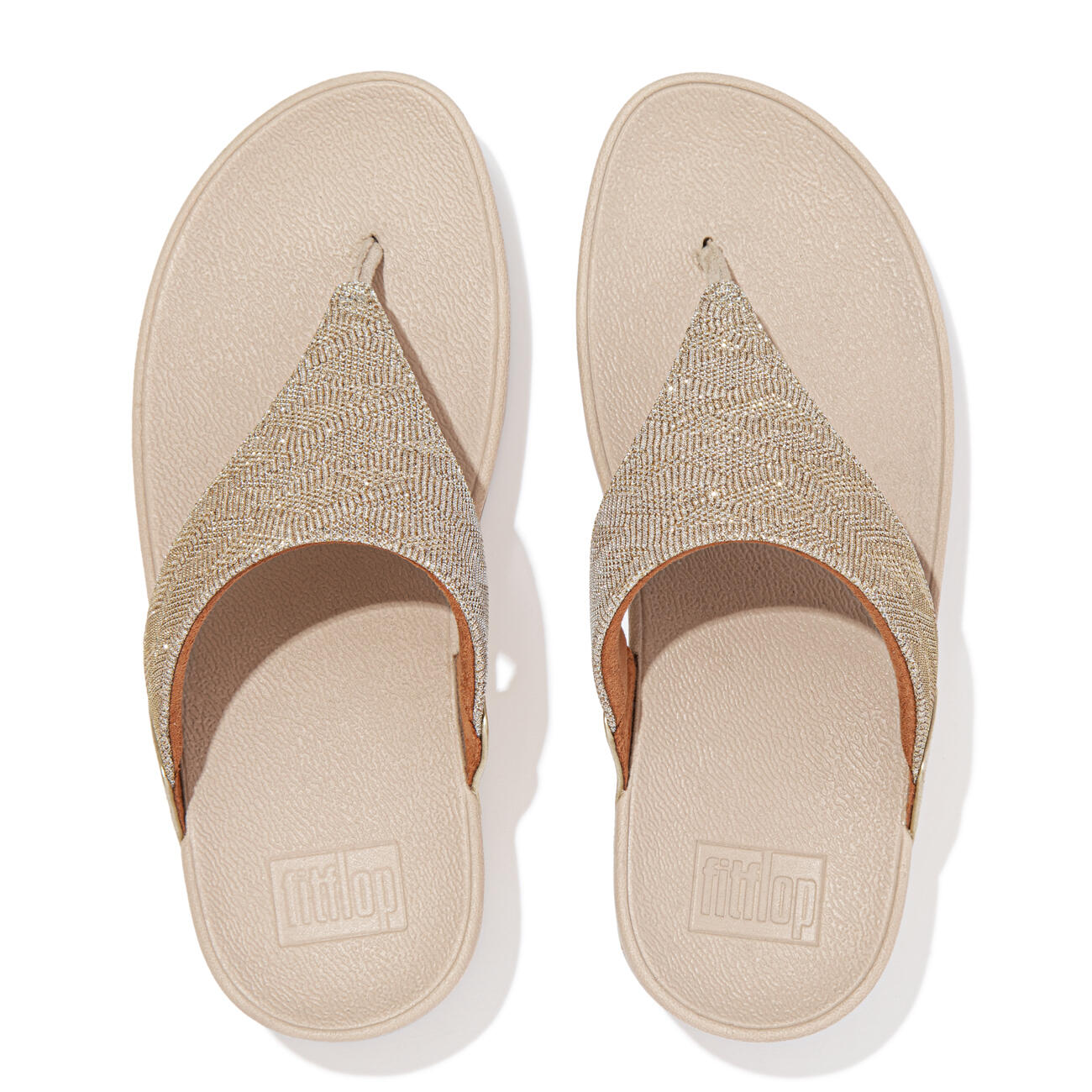 FITFLOP Lulu Toe Post - Geo Glitz  GOUD 36 5/7