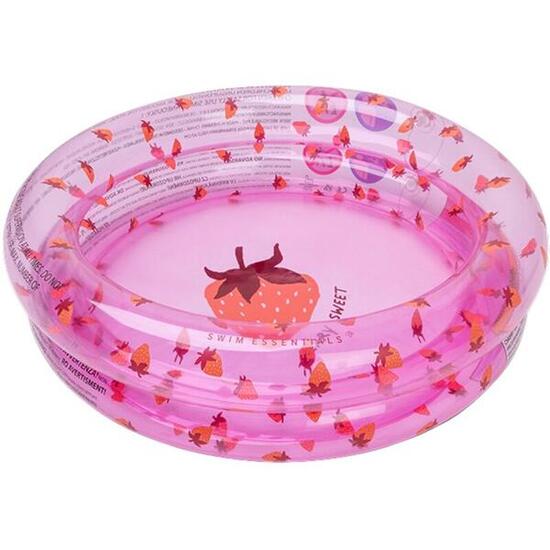 Swim Essentials Swimming Pool 60 cm Pink - Strawberry Fields