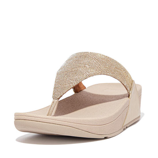 FITFLOP Lulu Toe Post - Geo Glitz GOUD 37