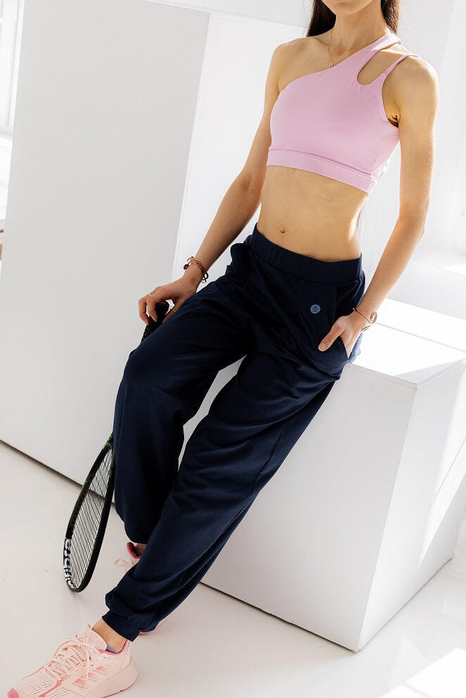 Spodnie dresowe Moonholi Moony Comfy Sweatpants z kieszeniami 5/7