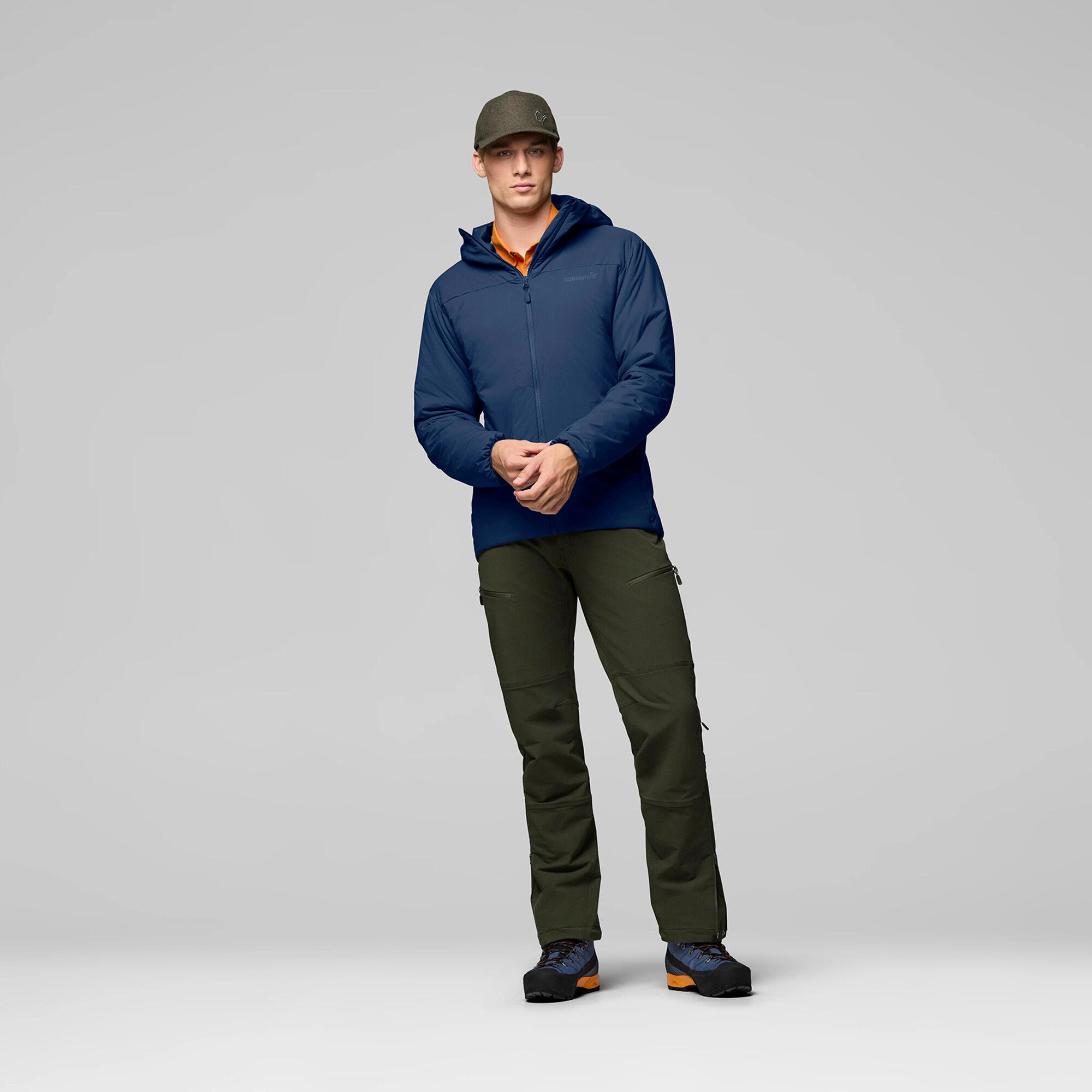Kurtka ocieplana męska NORRONA Femund Thermo60 Zip Hood 2/7