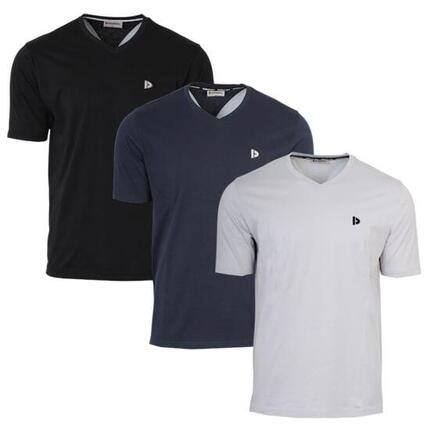 T-shirt homme Berno col V 100 % coton