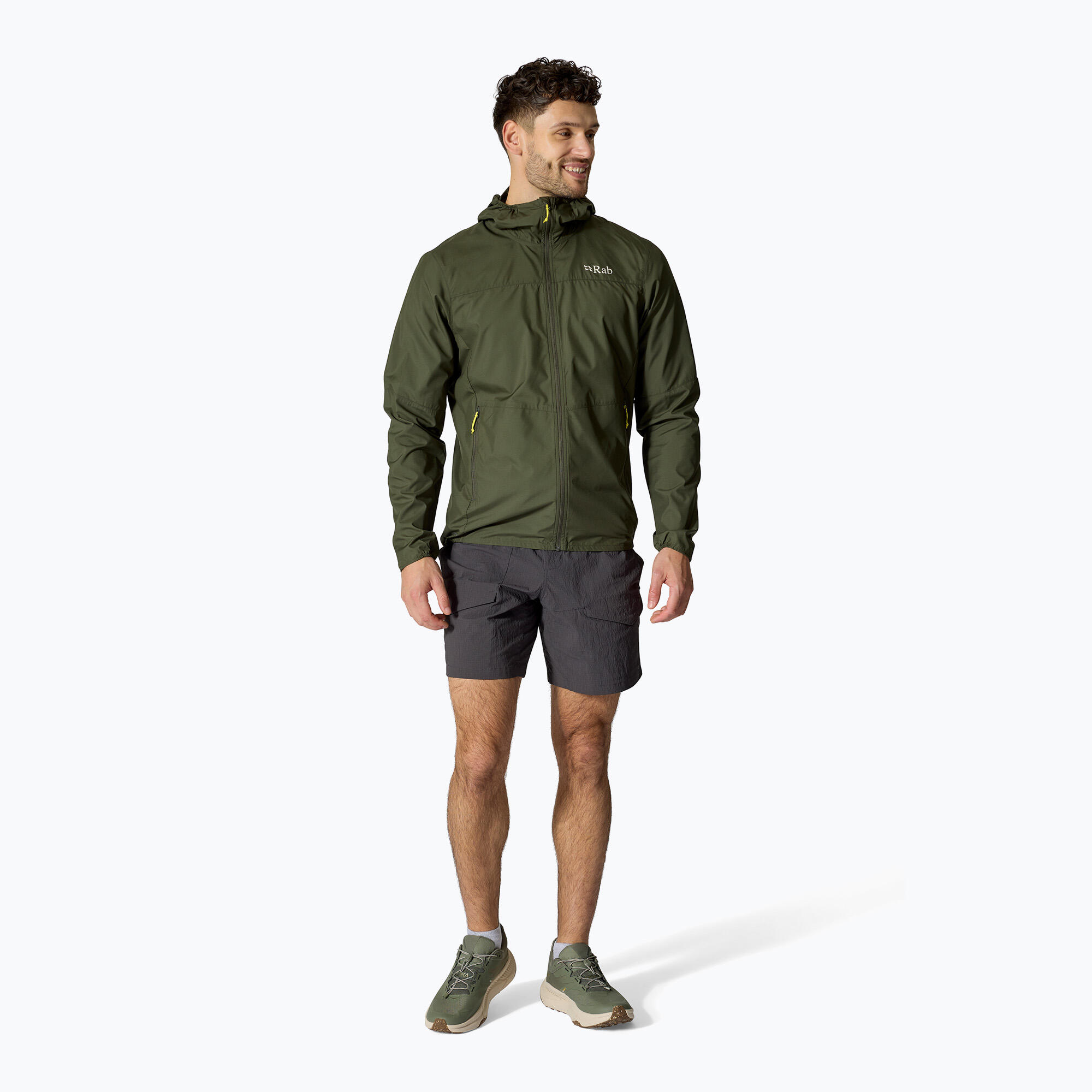 Kurtka przeciwiatrowa męska Rab Windgather Hoody 2/7