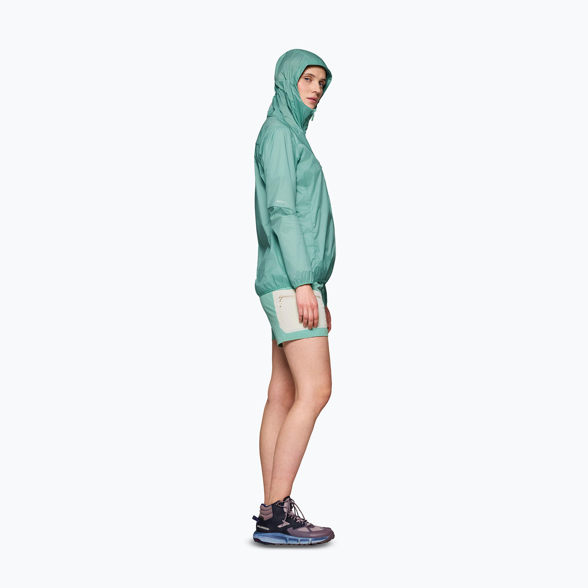Kurtka przeciwwiatrowa damska NORRONA Faketind Aero60 Zip Hood 4/7
