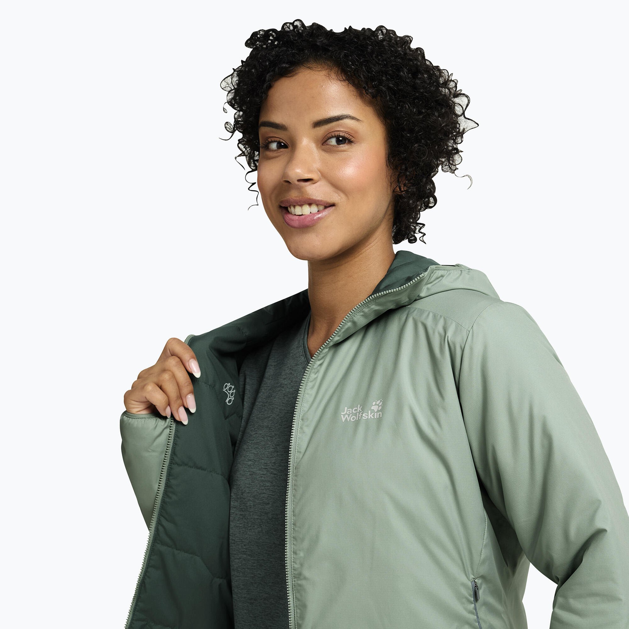Kurtka ocieplana damska Jack Wolfskin Trail Light Ins 2IN1 4/7