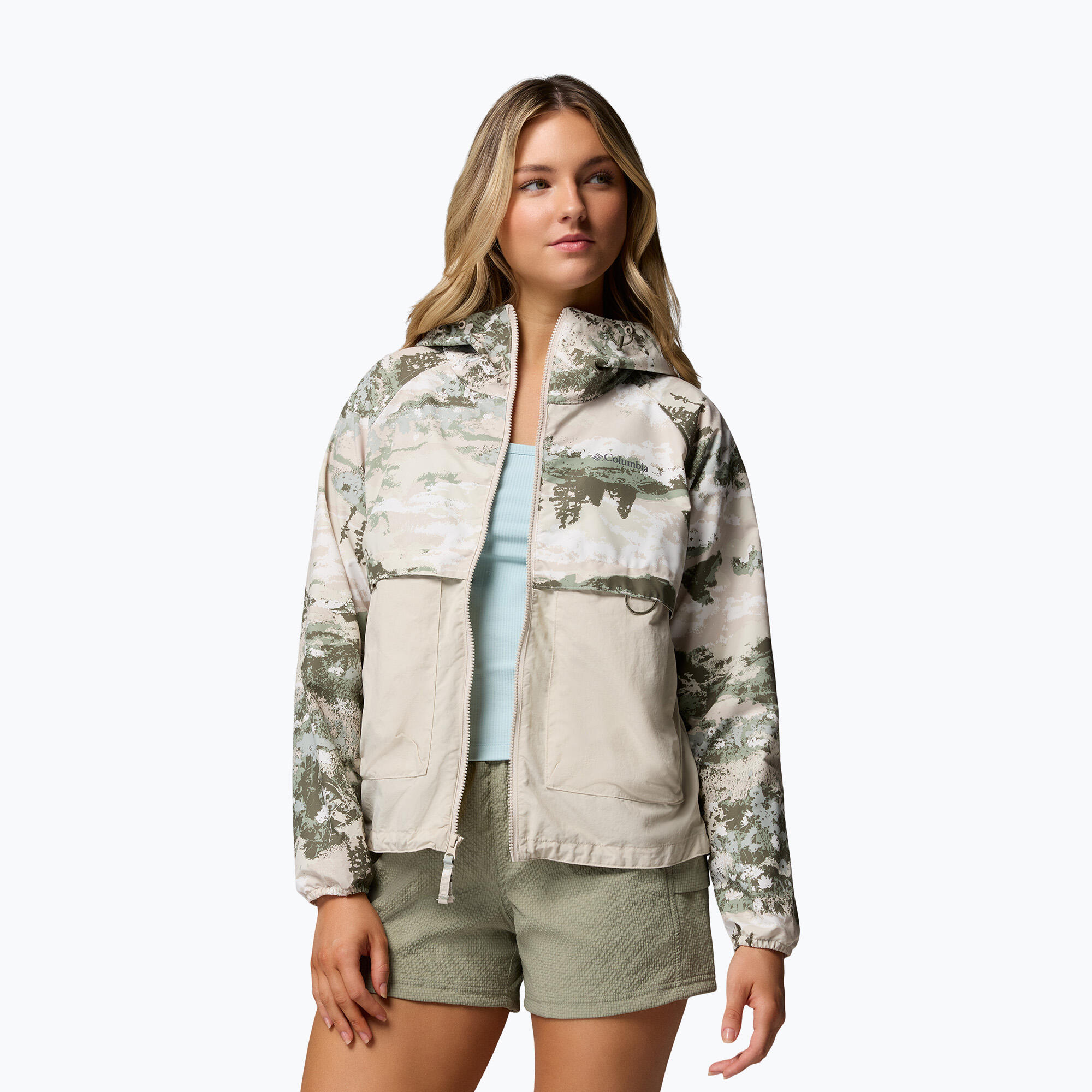 Kurtka przeciwwiatrowa damska Columbia Spire Valley Printed Windbreaker 5/7