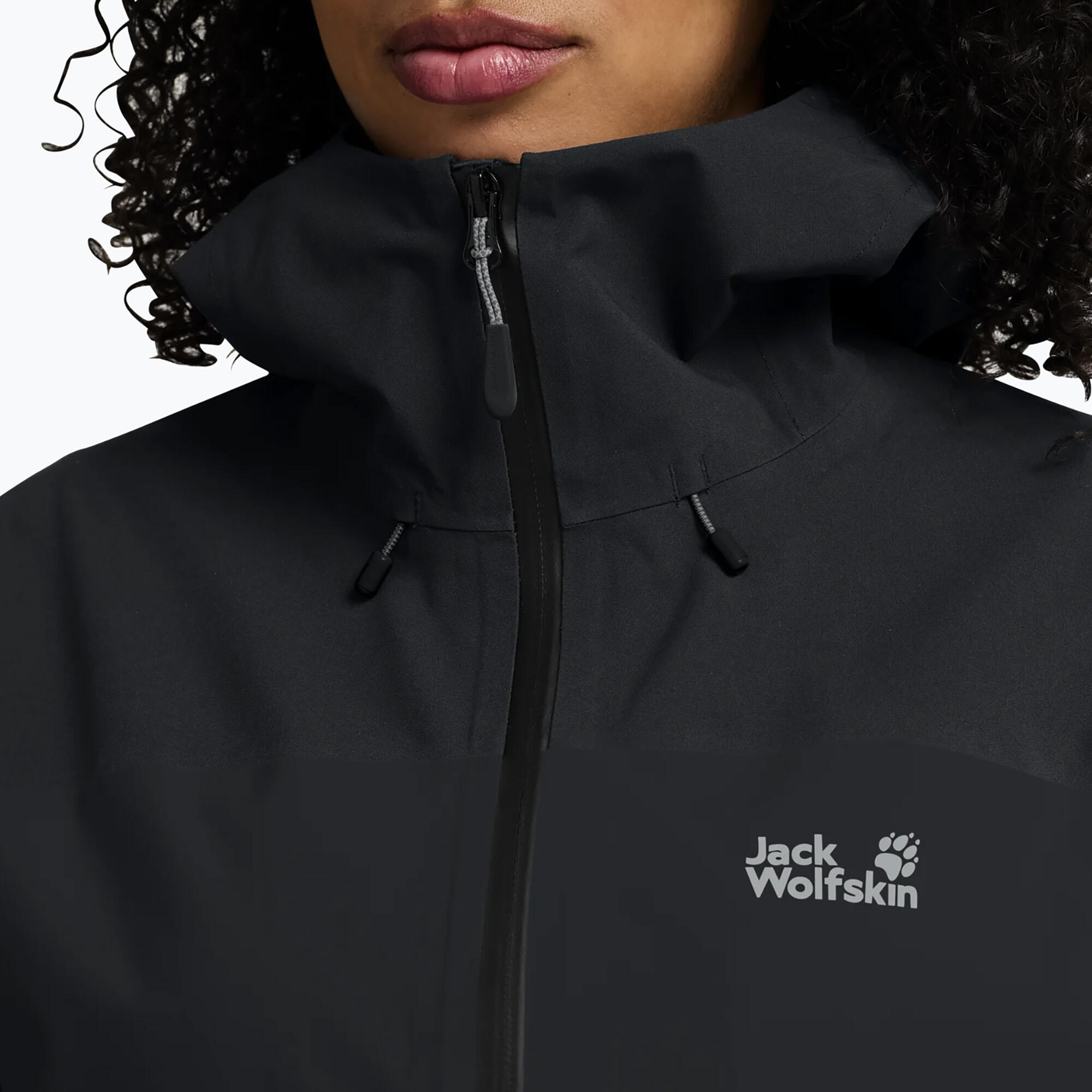 Kurtka przeciwdeszczowa damska Jack Wolfskin Rockpaw 3L 4/7