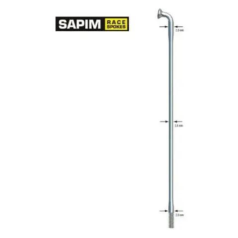 Sapim Race double-butted spokes 14x290mm black - pack of 100