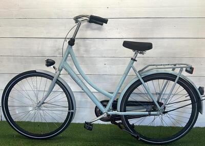 Cortina moederfiets stadsfiets, blauw 57 cm - 3 versnellingen