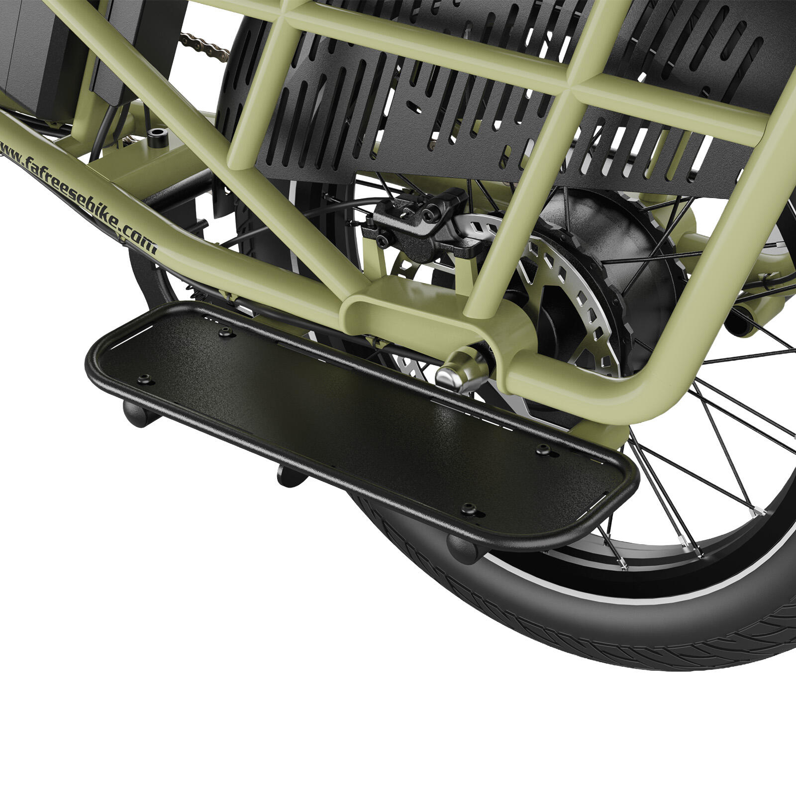 Bicicleta Elétrica Modular Longtail FAFREES FF20 CUV – Bateria Dupla de 30Ah 5/7