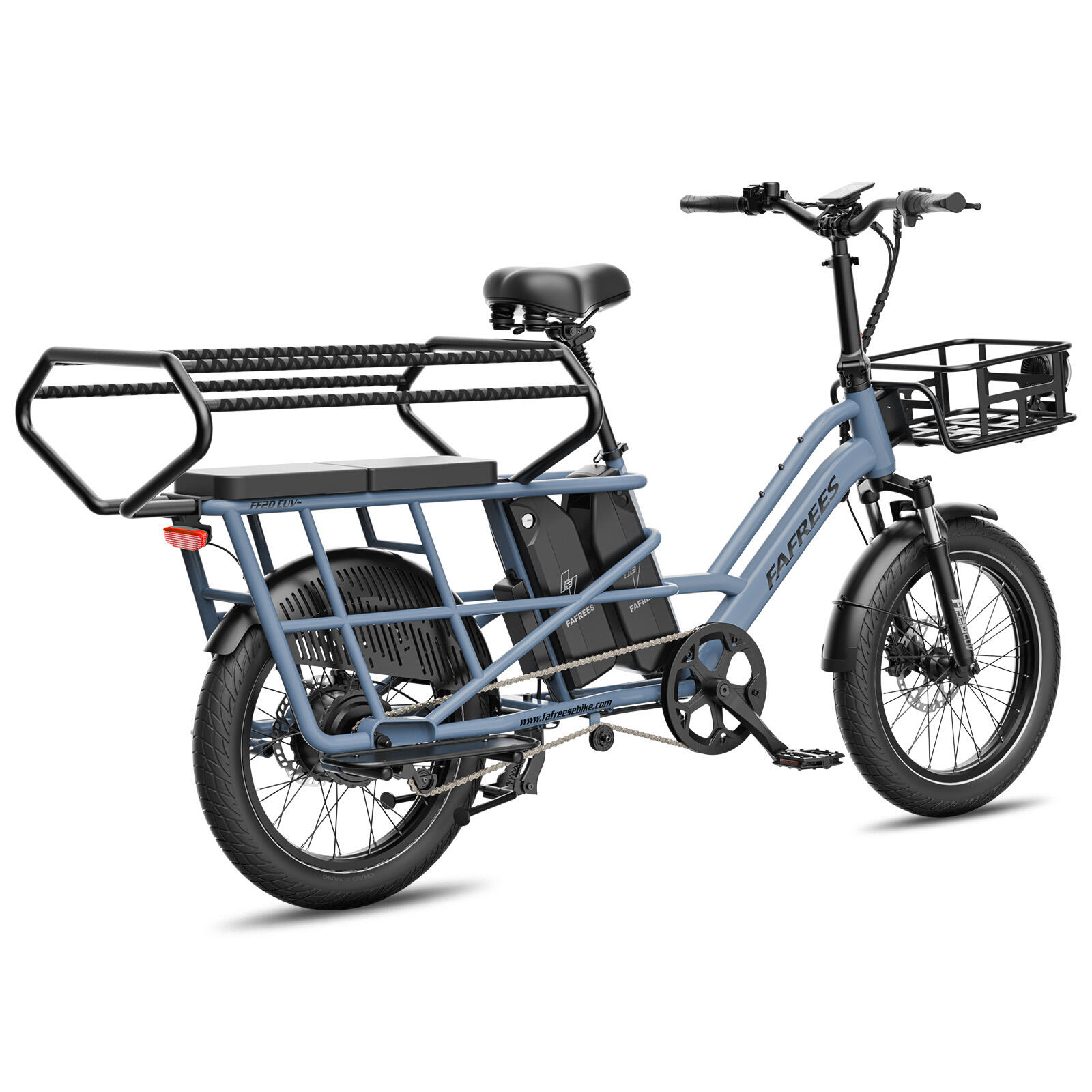 Bicicleta eléctrica modular de carga FAFREES FF20 CUV – Doble batería de 30 Ah 2/7