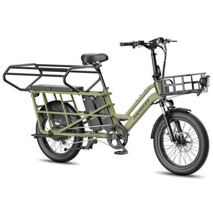 Vélo cargo électrique modulaire FAFREES FF20 CUV – Double batterie 30 Ah