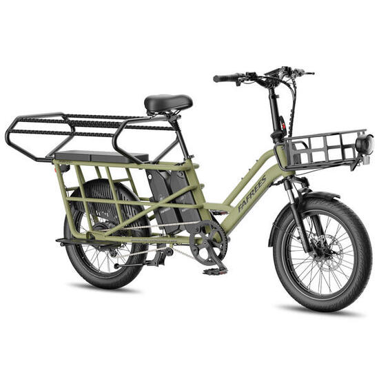 Vélo cargo électrique modulaire FAFREES FF20 CUV – Double batterie 30 Ah