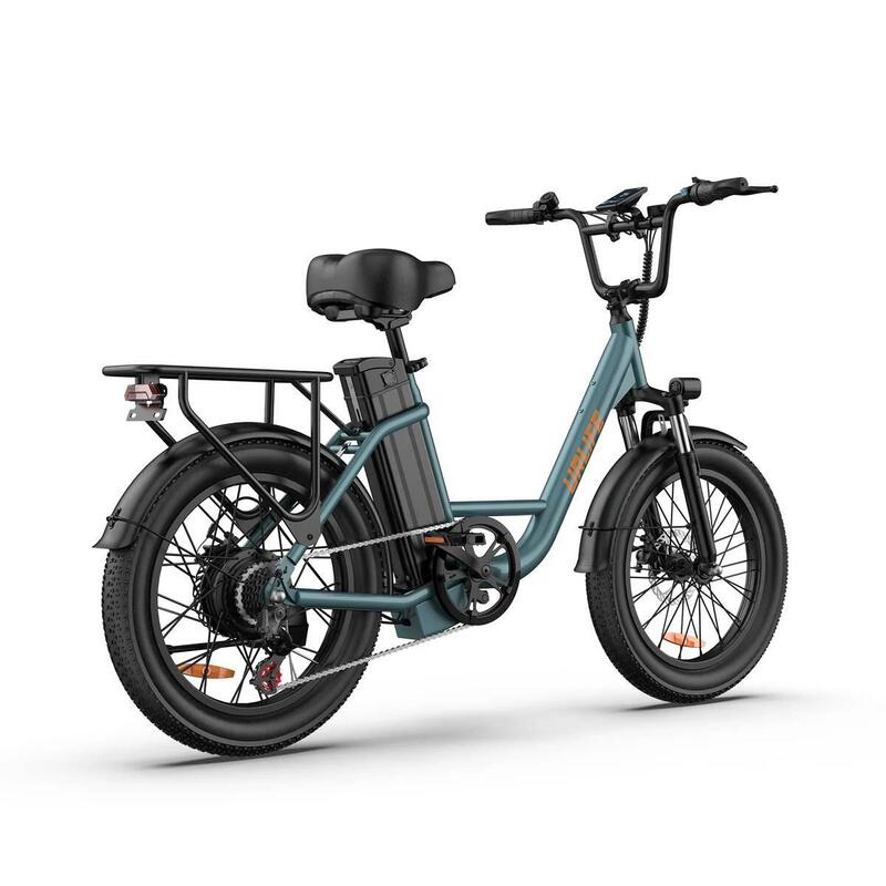 E20 bicicletă electrică pentru adulți, baterie 48V 13Ah și roți de 20 de inci.