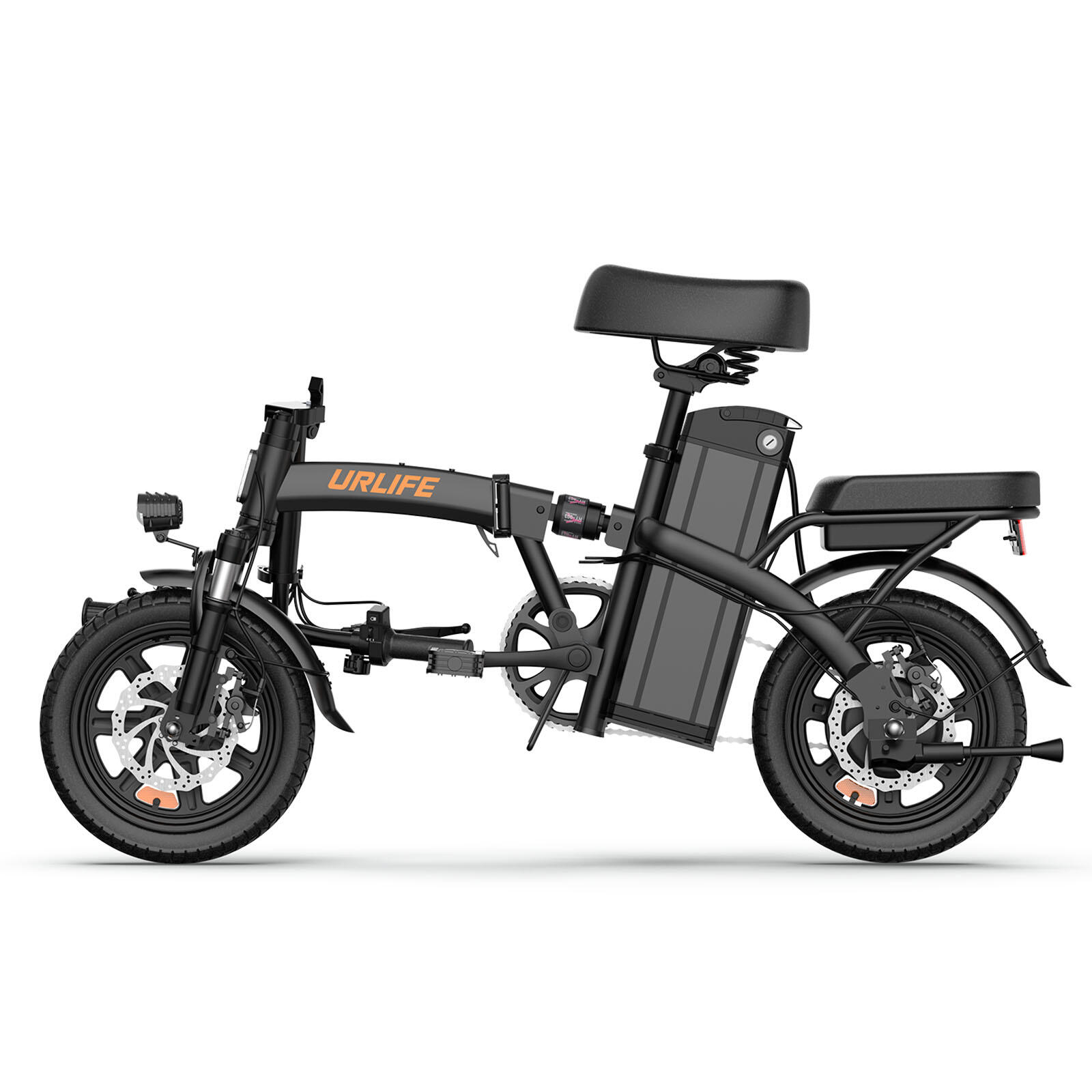 F1L Elektrofahrrad für Erwachsene Akku 48V 7,5Ah Reifen 14 Zoll 7/7