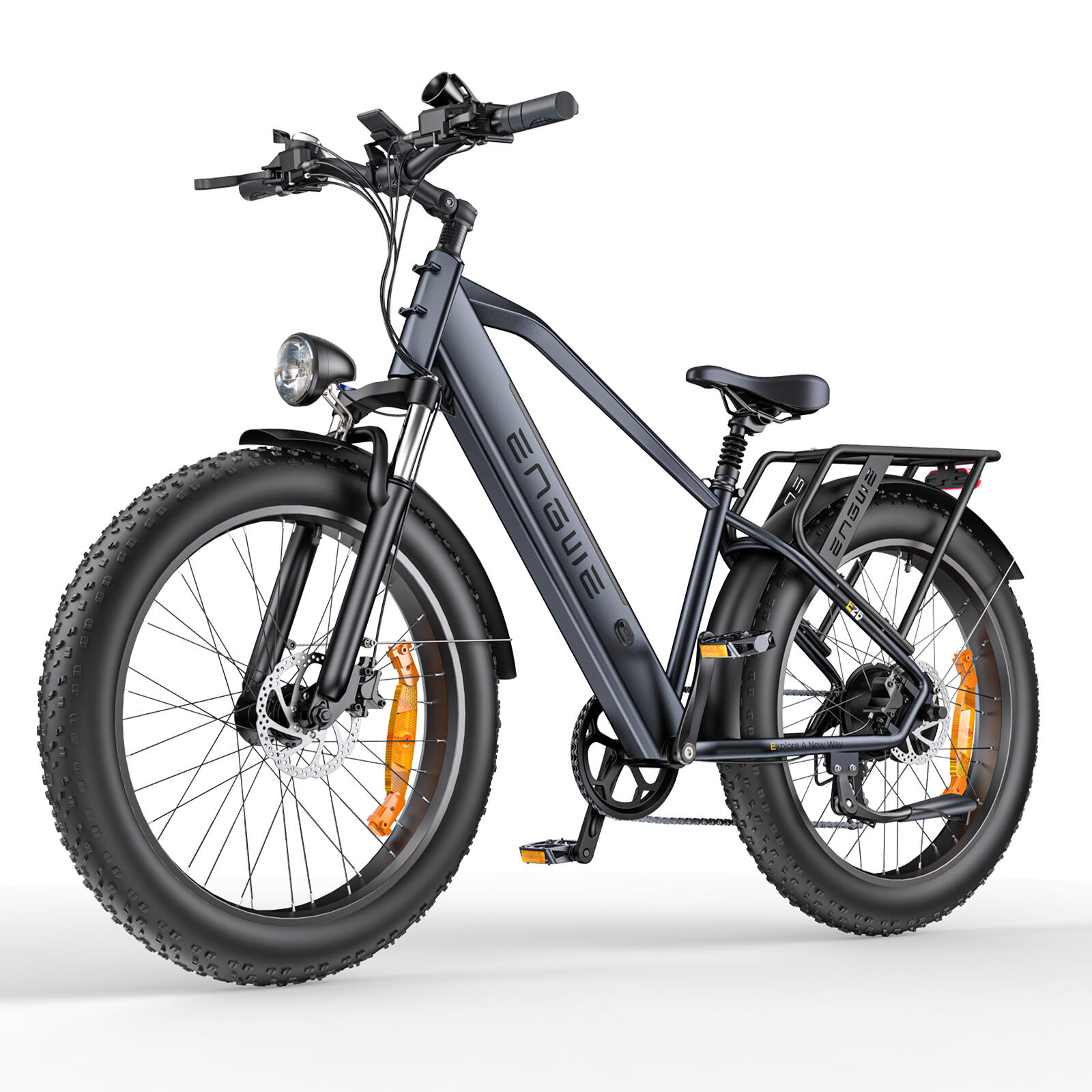 ENGWE E26: La bicicleta eléctrica urbana definitiva con neumáticos anchos 6/7