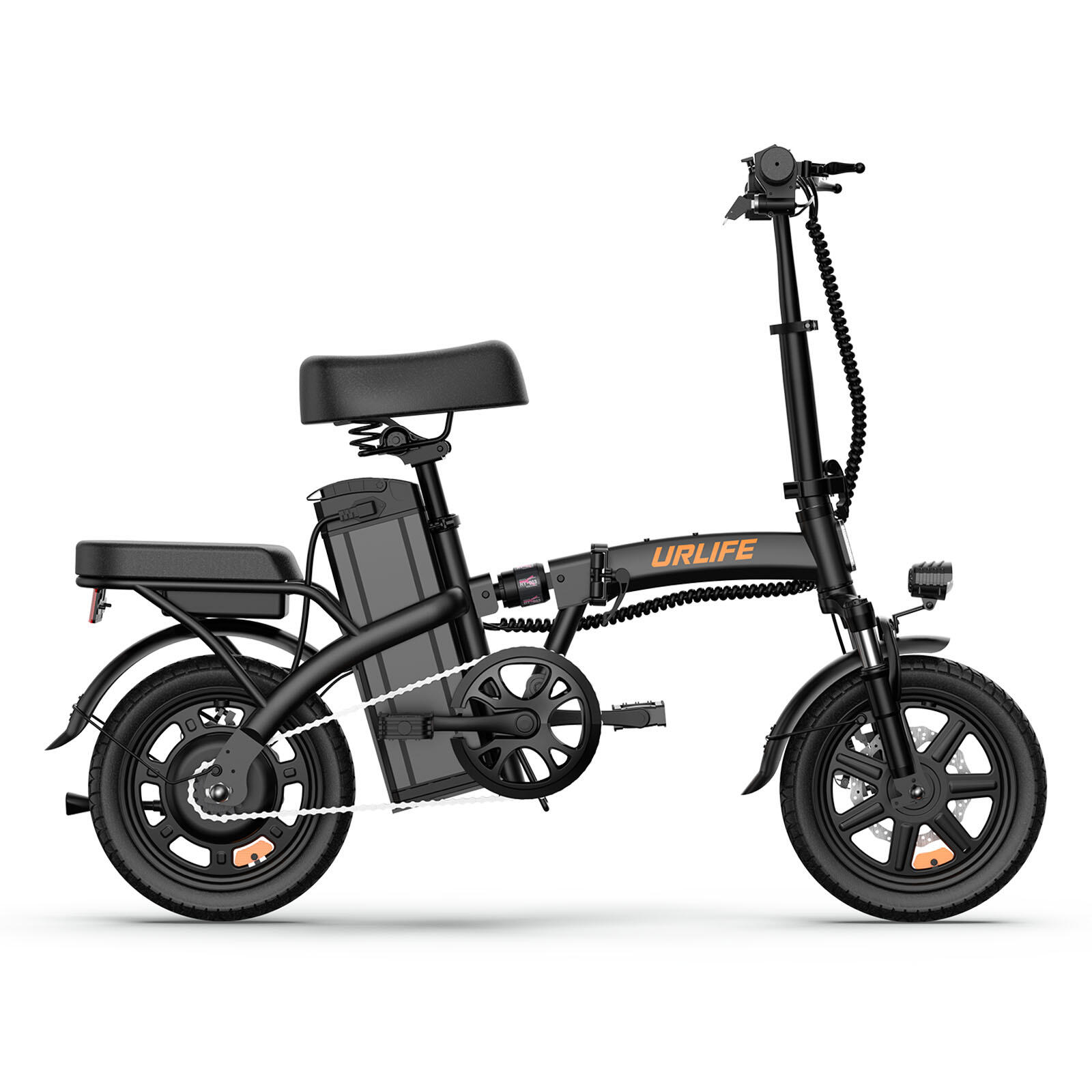 URLIFE F1L Bicicletă Electrică Pliabilă, Motor 250W 48V 7,5Ah E-bike