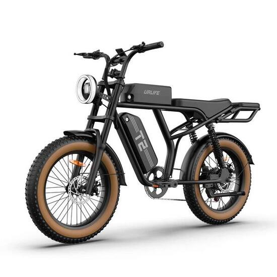 T2 Vélo électrique : Batterie 48V 15,6Ah Pneus larges 20×4,0 pouces