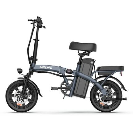 Vélo électrique adulte F1L, moteur 250W, batterie 48V 7,5Ah, pneu 14