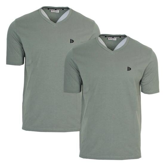 T-shirt homme Berno col V 100 % coton