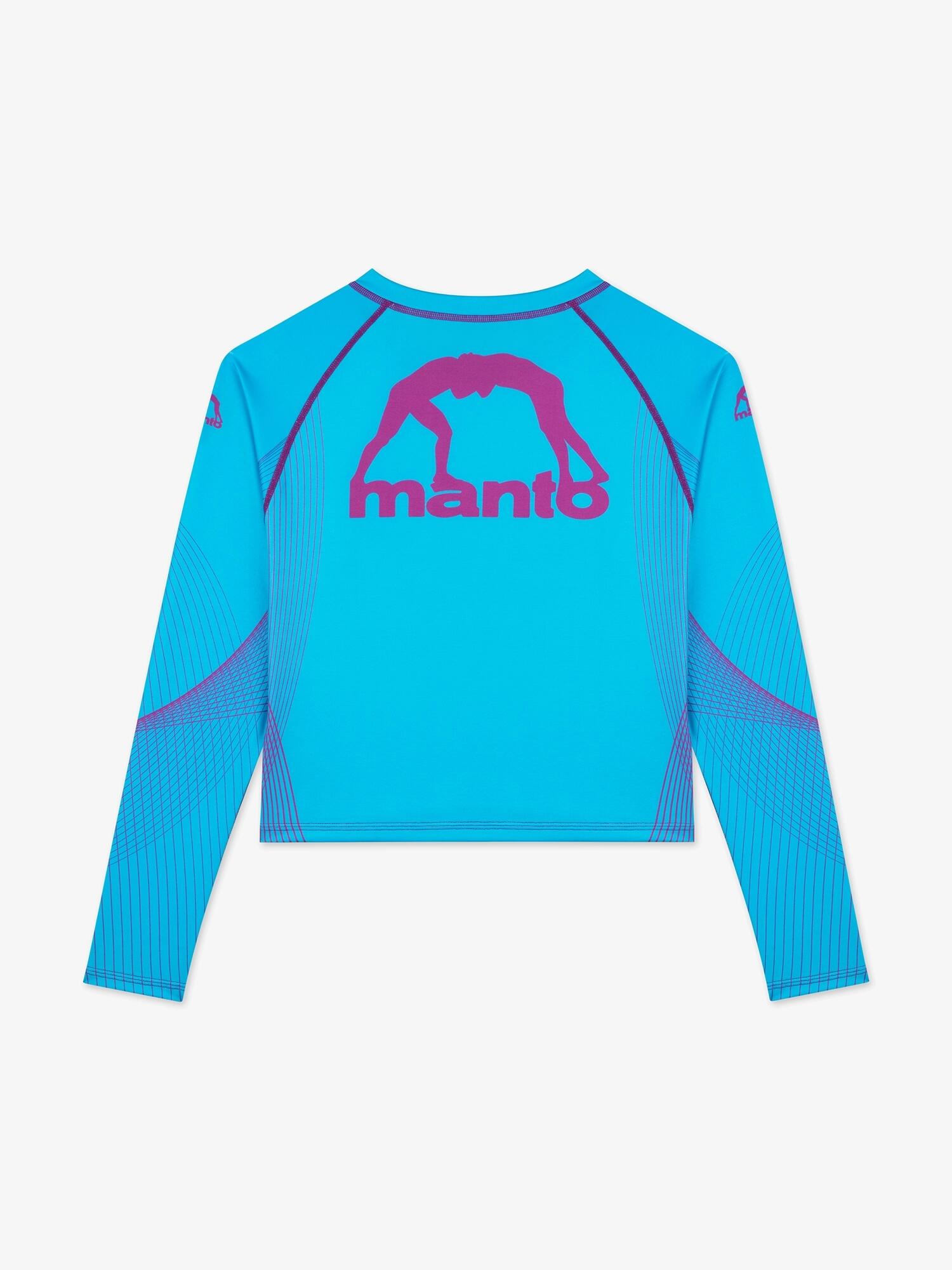 MANTO rashguard PEACEFUL VIOLENCE niebieski 2/7