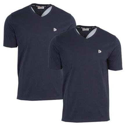 T-shirt homme Berno col V 100 % coton