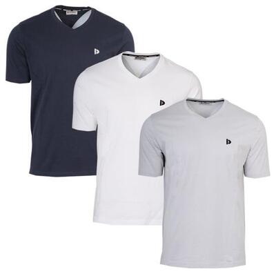 Heren t-shirt berno v-neck hals 100% katoen