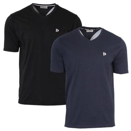 T-shirt homme Berno col V 100 % coton