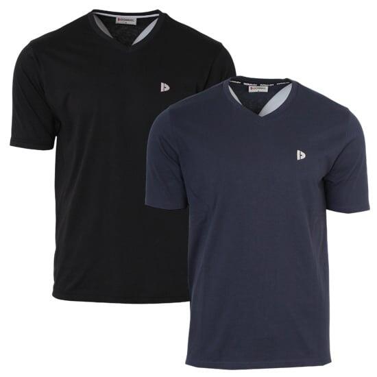 T-shirt homme Berno col V 100 % coton