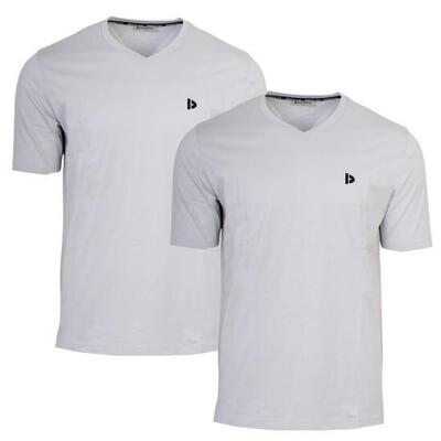 Heren t-shirt berno v-neck hals 100% katoen